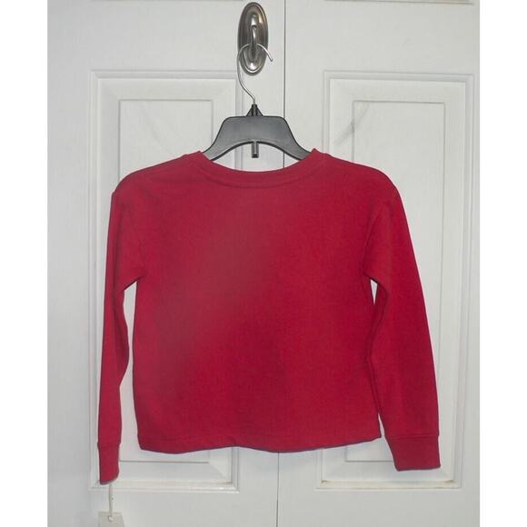 C&C California Kids "Lets Take An Elfie" Graphic Sweatshirt in Red SM 6/6X $28 - Picture 4 of 5